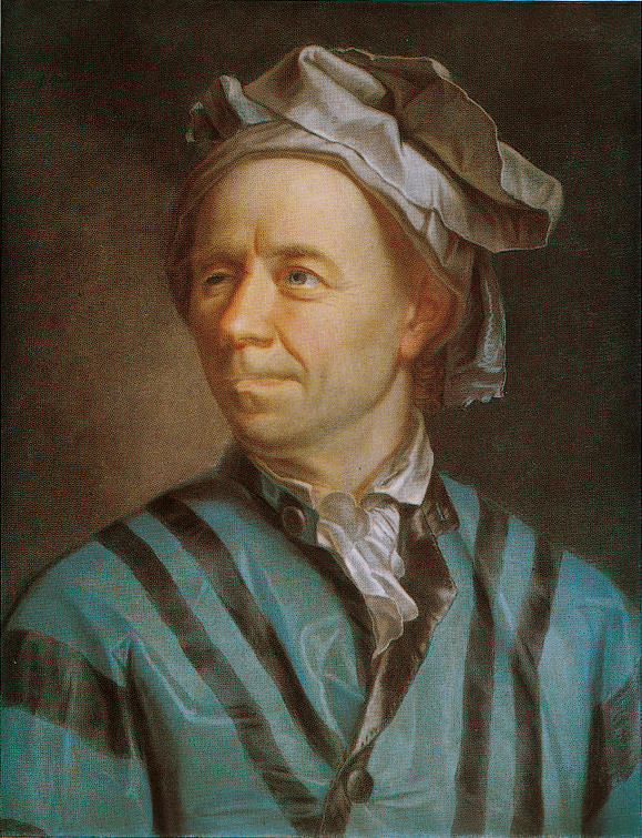 Leonhard Euler by Jakob Emanuel Handmann [Public domain], via Wikimedia Commons