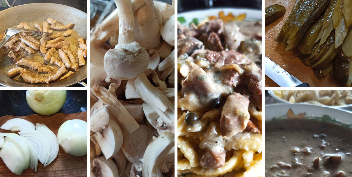 Geschnetzeltes à la Stroganoff
